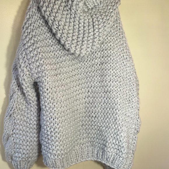 knitted hooded sweater (thick) - Picture 3 of 3